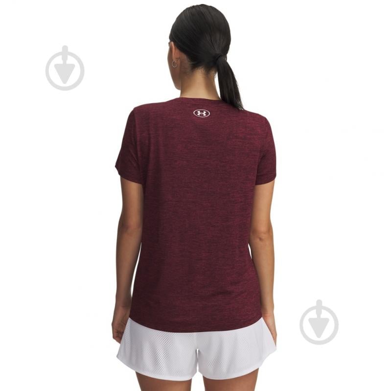 Футболка Under Armour Tech SSC- Twist 1384230-600 р.L бордовий - фото 2