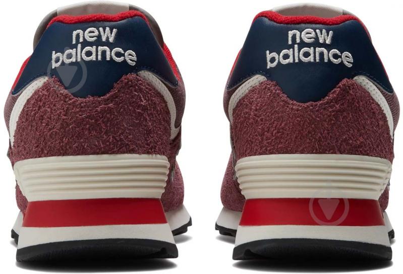 Кросівки чоловічі демісезонні New Balance U574 V2 U574RX2 р.46,5 червоні - фото 5