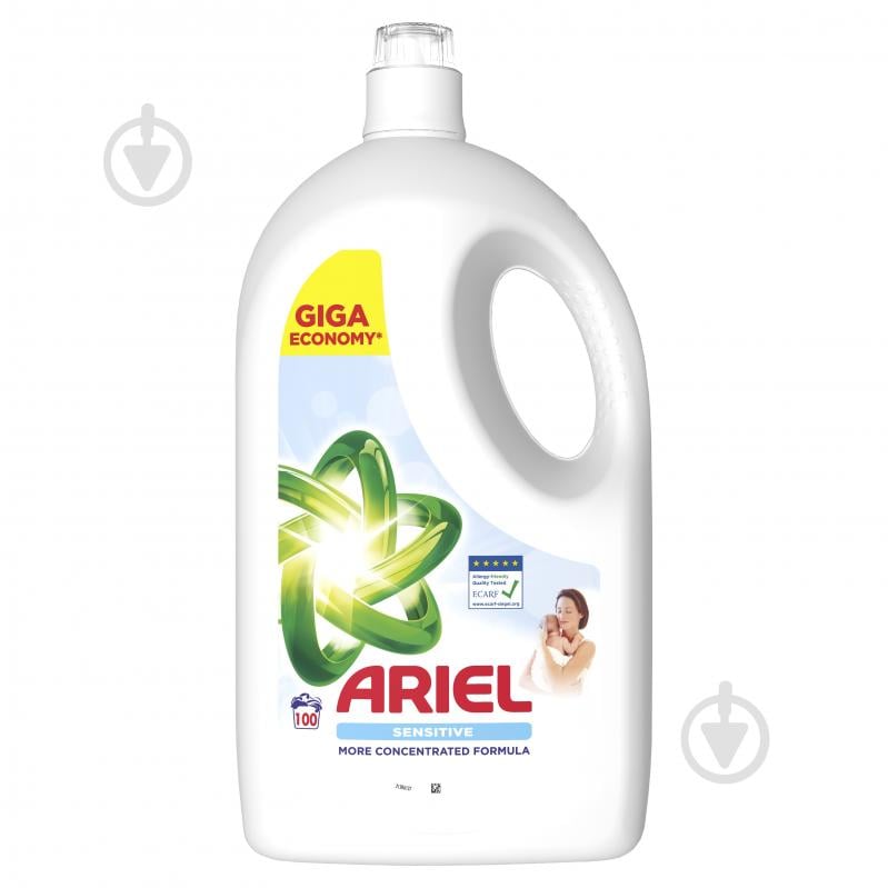 Гель для машинного та ручного прання Ariel Для чутливої шкіри 100 циклів прання 4,5 л - фото 2