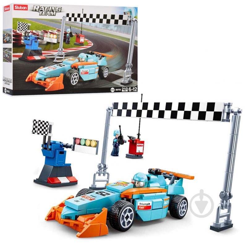 Конструктор Sluban M38-B0762 Racing Team формула-1 болид - фото 1