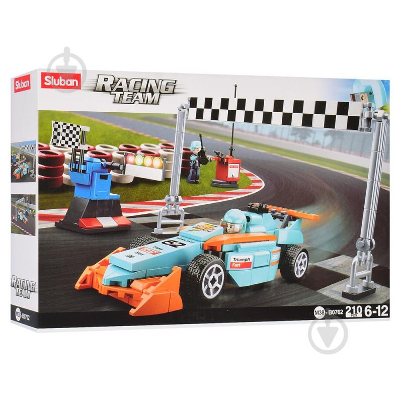 Конструктор Sluban M38-B0762 Racing Team формула-1 болид - фото 3