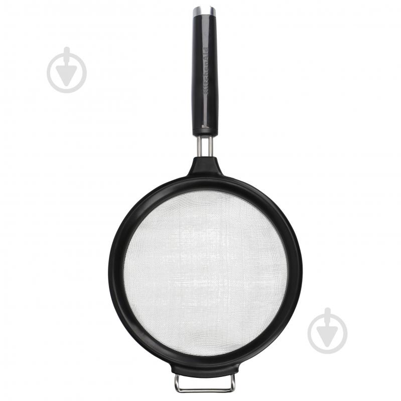 Ситечко KitchenAid Classic, ø18 см, черный (KCG161OHOBE) - фото 1 Ситечко KitchenAid Classic, ø18 см, черный (KCG161OHOBE) - фото 1