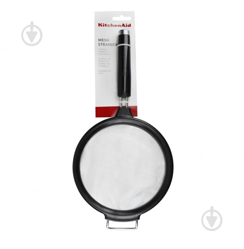 Ситечко KitchenAid Classic, ø18 см, черный (KCG161OHOBE) - фото 3 Ситечко KitchenAid Classic, ø18 см, черный (KCG161OHOBE) - фото 3
