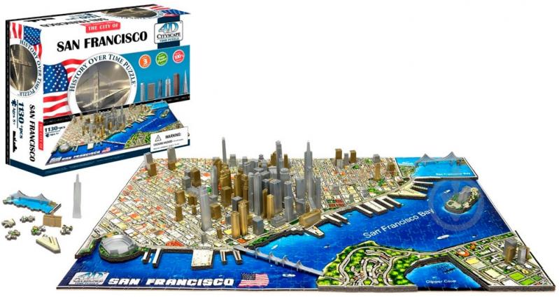 Пазл объемный 4D Cityscape США: Сан-Франциско 40044 - фото 1