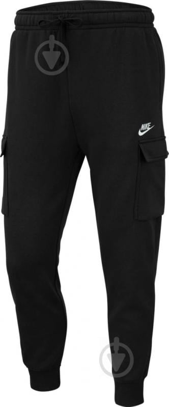 Брюки Nike CLUB PANT CARGO BB CD3129-010 р. M черный - фото 1