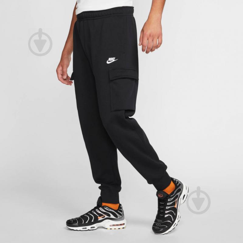 Брюки Nike CLUB PANT CARGO BB CD3129-010 р. M черный - фото 4