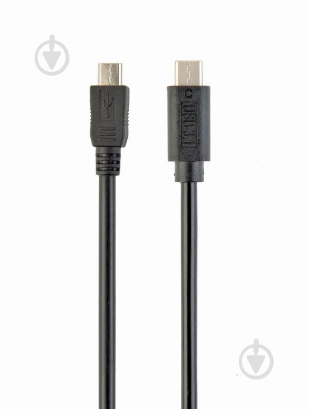 Кабель Cablexpert 1 м (CCP-USB2-mBMCM-1M) USB 2.0 Micro BM-папа/C-папа - фото 1