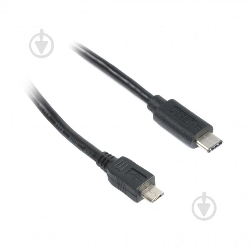 Кабель Cablexpert 1 м (CCP-USB2-mBMCM-1M) USB 2.0 Micro BM-папа/C-папа - фото 2