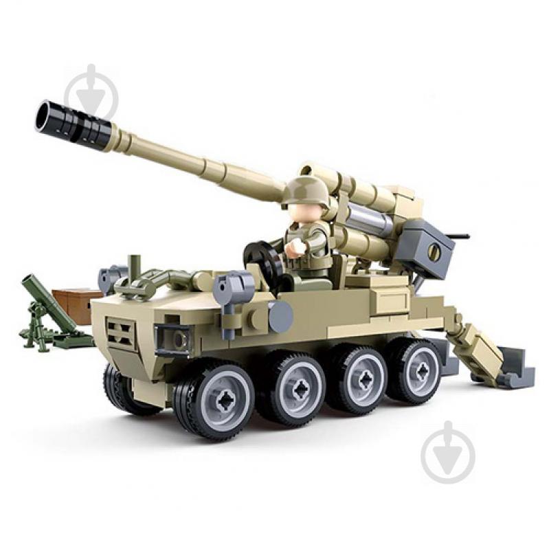 Конструктор Sluban M38-B0751 Model Bricks Военный вездеход для штурма - фото 1