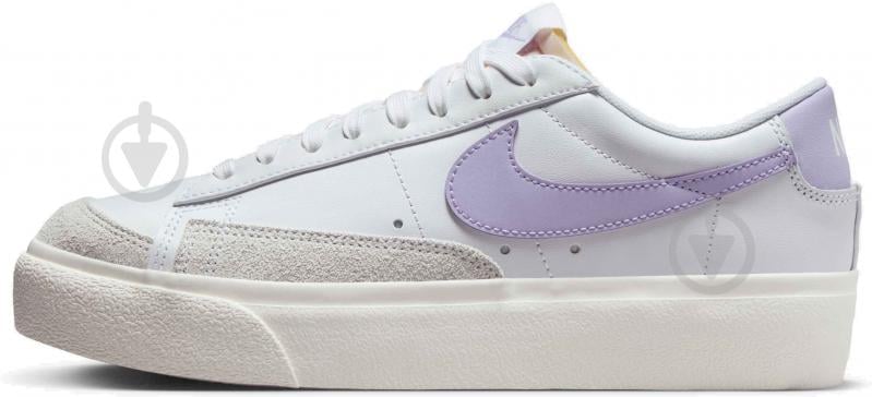 Кроссовки женские демисезонные Nike BLAZER LOW PLATFORM DJ0292-114 р.38,5 белые - фото 2