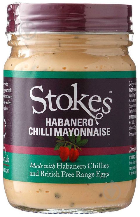 Майонез Stokes Чилі Хабанеро 80% 205 г - фото 1