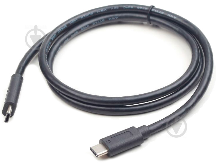 Кабель Cablexpert USB Type-C – USB Type-C 1 м чорний (CCP-USB3.1-CMCM-1M) преміум - фото 3