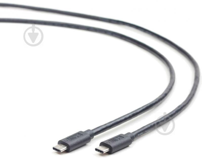 Кабель Cablexpert USB Type-C – USB Type-C 1 м чорний (CCP-USB3.1-CMCM-1M) преміум - фото 2