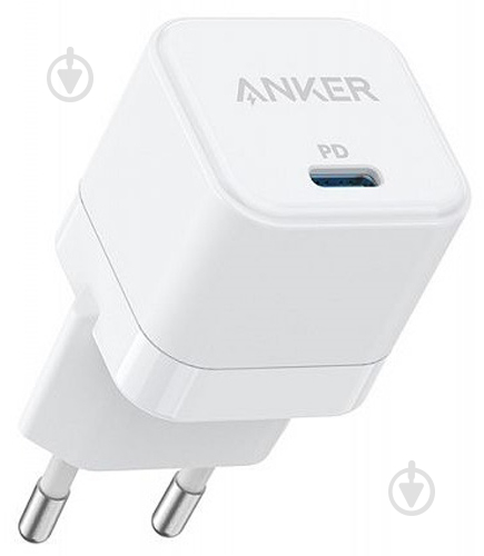 Зарядное устройство Anker PowerPort III 20W Cube White (A2149G21) - фото 1