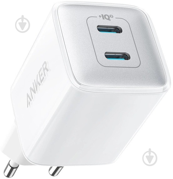 Зарядное устройство Anker PowerPort 521 Nano Pro - 40 W 2xUSB-C PIQ 3.0 (A2038G21) - фото 1