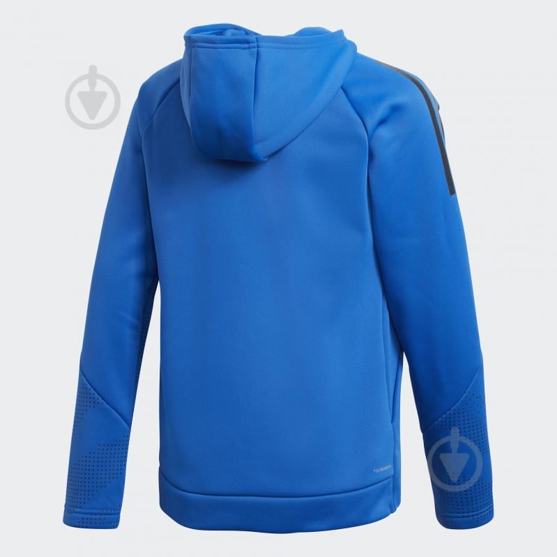 Джемпер Adidas YB TR FZ HD W DJ1138 р. 164 голубой - фото 2