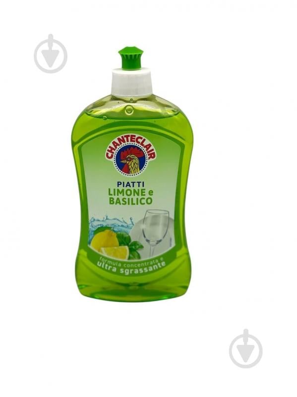Рідина для ручного миття посуду Chante Clair Лимон та базилік 0,5 л - фото 1 Рідина для ручного миття посуду Chante Clair Лимон та базилік 0,5 л - фото 1