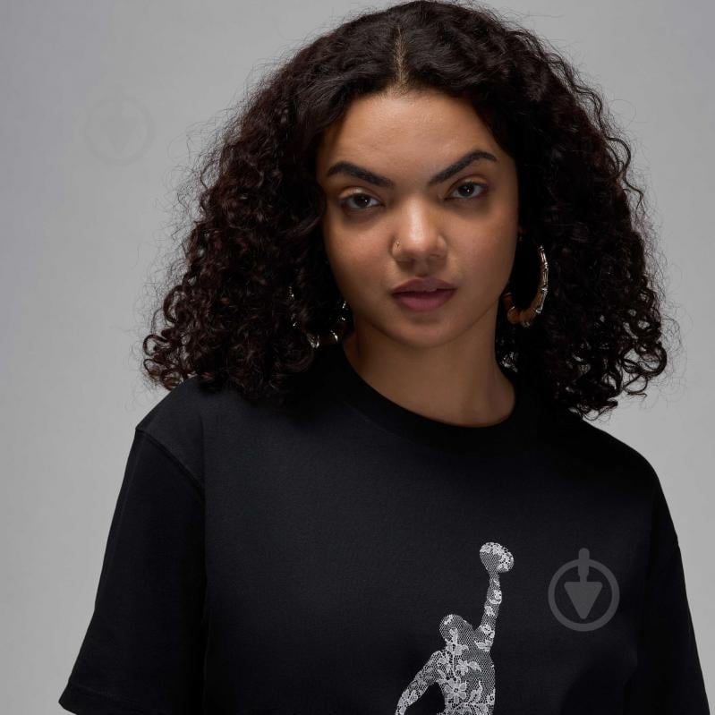 Футболка Jordan W J BRK SS GF GFX TEE LACE HV0198-010 р.XS чорний - фото 3 Футболка Jordan W J BRK SS GF GFX TEE LACE HV0198-010 р.XS чорний - фото 3