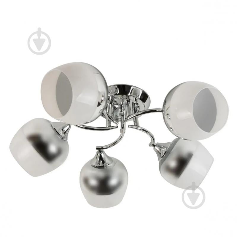 Люстра потолочная Focus Light 5x60 Вт E27 хром M3122/5 - фото 1 Люстра потолочная Focus Light 5x60 Вт E27 хром M3122/5 - фото 1