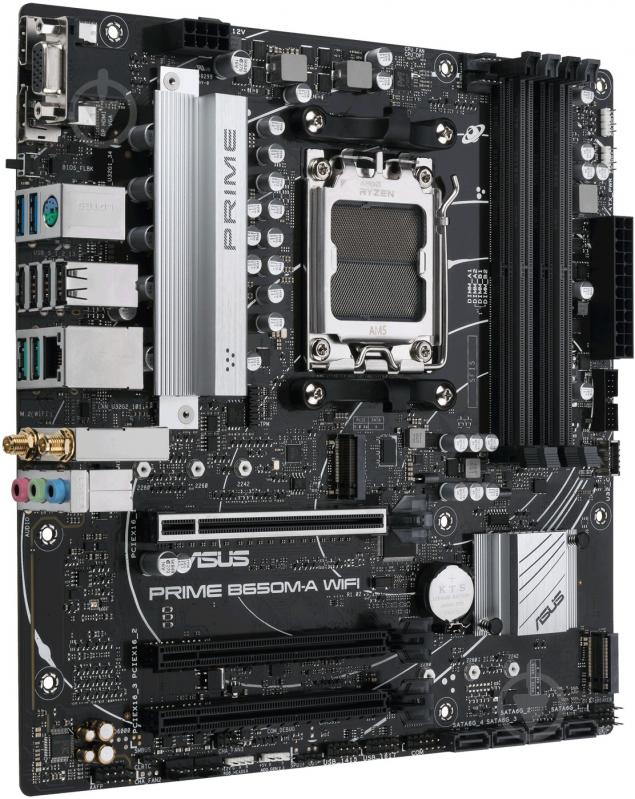 Материнська плата Asus 90MB1C00-M0EAY0 (Socket AM5, AMD B650, micro ATX) - фото 2