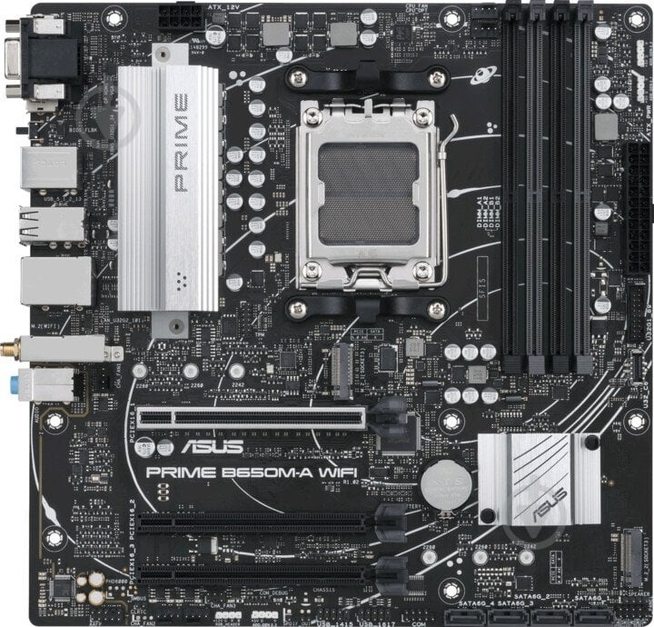 Материнська плата Asus 90MB1C00-M0EAY0 (Socket AM5, AMD B650, micro ATX) - фото 1