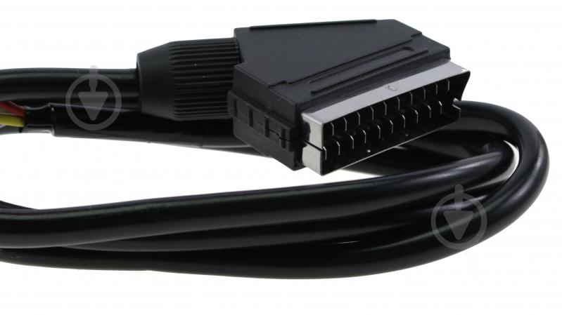 Кабель EMT EMT 5-0102 SCART 4RCA 1,2м (d-7mm) 1,2 м чорний (5-0102) - фото 2