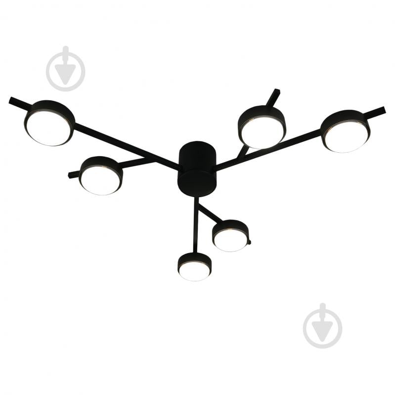 Люстра потолочная Victoria Lighting 6xGX53 черный Singapore/PL6 black - фото 1