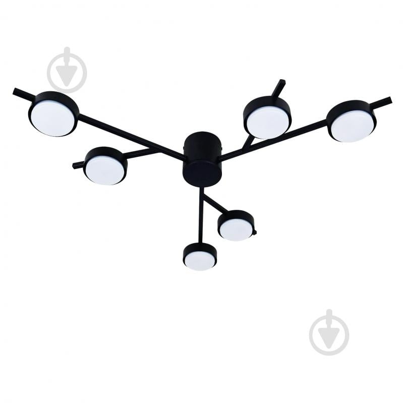 Люстра потолочная Victoria Lighting 6xGX53 черный Singapore/PL6 black - фото 2