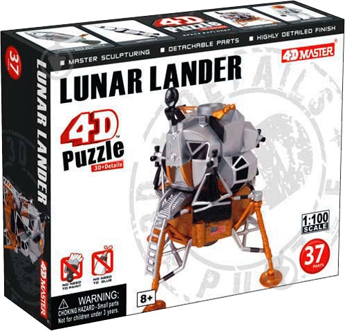 Пазл объемный 4D Master Лунный посадочный модуль 26372 - фото 1