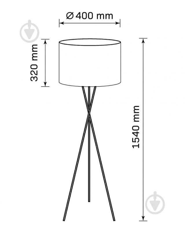 Торшер Goldlux Tekla 20 Вт E27 бежевий 331373 - фото 6 Торшер Goldlux Tekla 20 Вт E27 бежевий 331373 - фото 6
