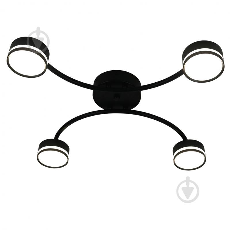 Люстра стельова Victoria Lighting 4xGX53 чорний Currant/PL4 black - фото 1