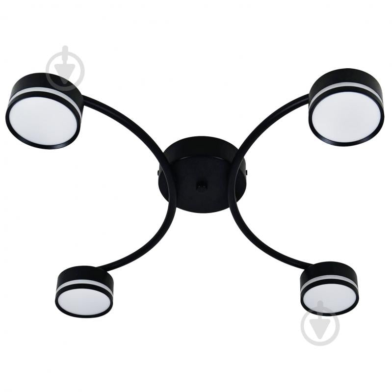 Люстра стельова Victoria Lighting 4xGX53 чорний Currant/PL4 black - фото 2