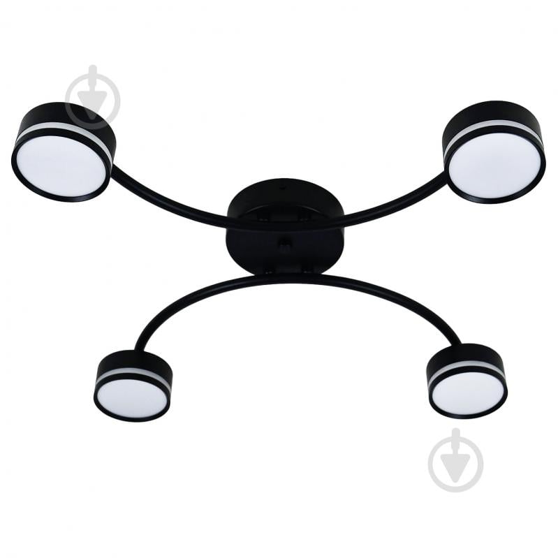 Люстра стельова Victoria Lighting 4xGX53 чорний Currant/PL4 black - фото 4