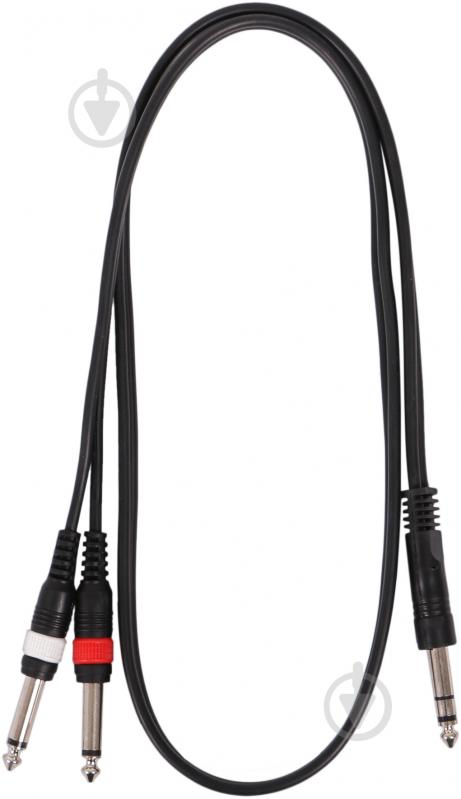 Кабель STAGG 6,3 мм – 2x6,3 мм 1 м черный (SYC1/PS2P E) - фото 1 Кабель STAGG 6,3 мм – 2x6,3 мм 1 м черный (SYC1/PS2P E) - фото 1