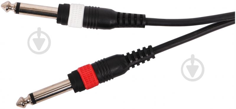 Кабель STAGG 6,3 мм – 2x6,3 мм 1 м черный (SYC1/PS2P E) - фото 2 Кабель STAGG 6,3 мм – 2x6,3 мм 1 м черный (SYC1/PS2P E) - фото 2