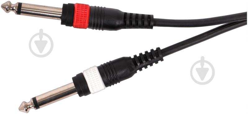 Кабель STAGG 6,3 мм – 2x6,3 мм 3 м черный (YC-03/2P1PS PH-) - фото 2 Кабель STAGG 6,3 мм – 2x6,3 мм 3 м черный (YC-03/2P1PS PH-) - фото 2