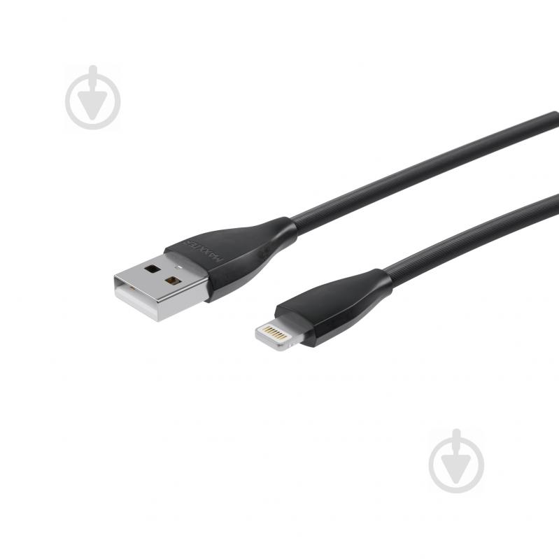 Кабель Maxxter 1 м чорний (UB-L-USB-01BK) USB 20 А-тато/Lightning - фото 2