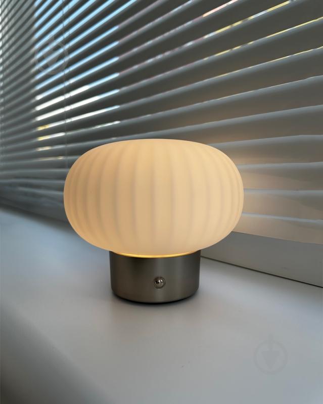 Настольная лампа Goldlux Latte 1x1,8 Вт LED-модуль серебряный 329844 - фото 5 Настольная лампа Goldlux Latte 1x1,8 Вт LED-модуль серебряный 329844 - фото 5