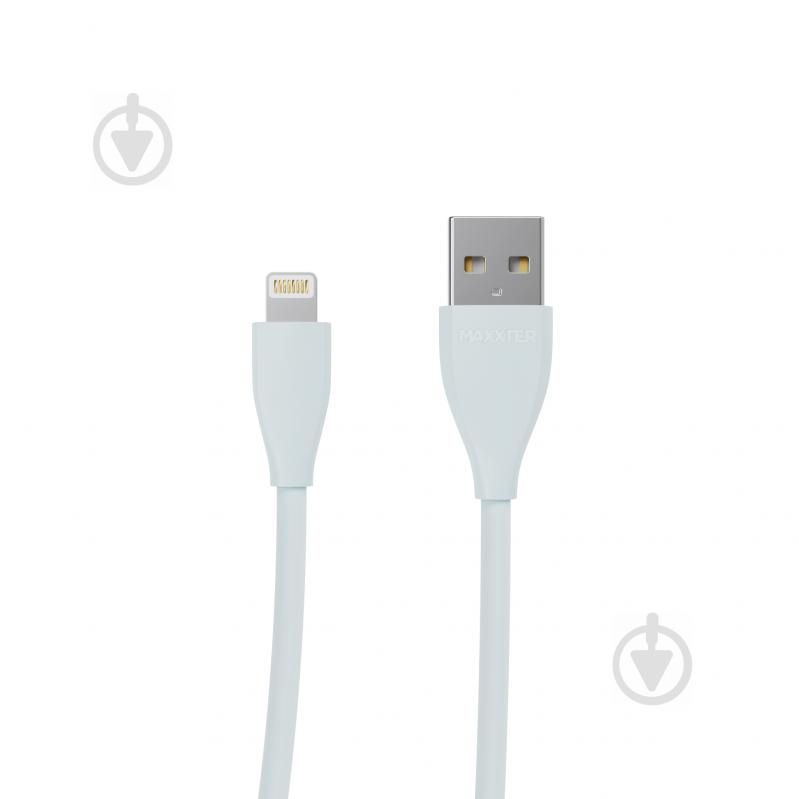 Кабель Maxxter 1 м (UB-L-USB-01MG) USB 2.0 А-тато/Lightning - фото 1