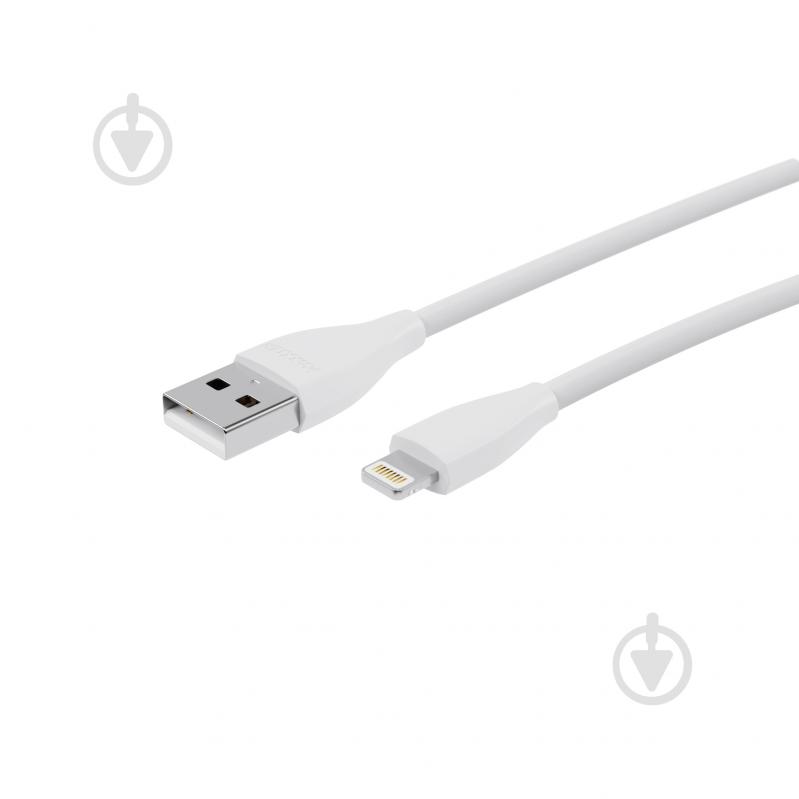 Кабель Maxxter 1 м белый (UB-L-USB-01W) USB 2.0 А-папа/Lightning - фото 2 Кабель Maxxter 1 м белый (UB-L-USB-01W) USB 2.0 А-папа/Lightning - фото 2