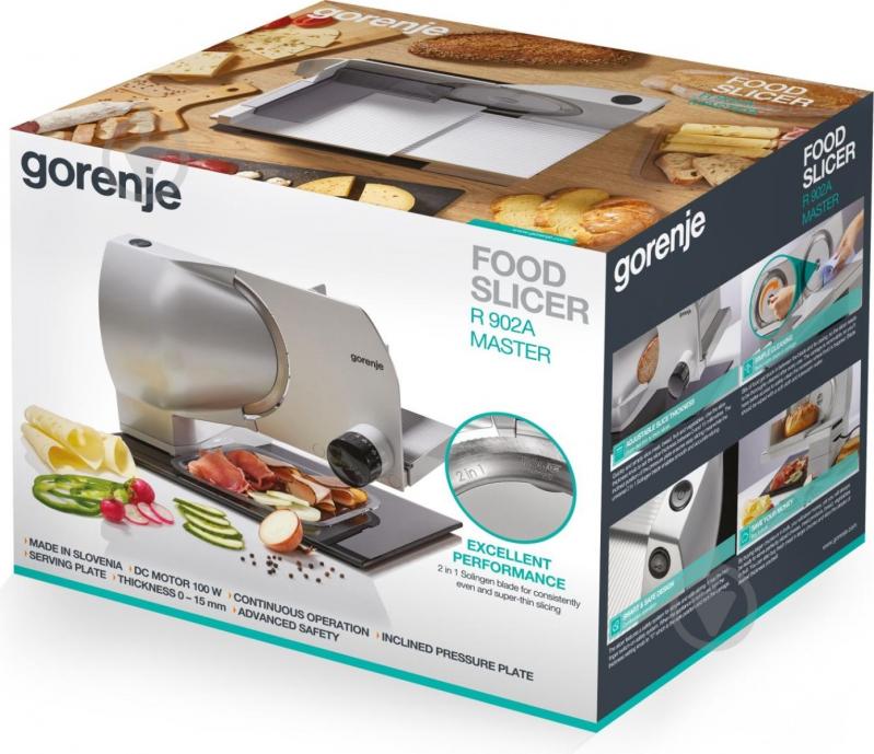 Ломтерезка Gorenje (R902A) - фото 3 Ломтерезка Gorenje (R902A) - фото 3