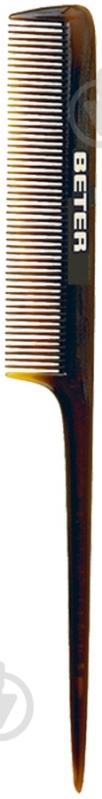 Гребешок Beter Comb with handle із хвостиком 12107 коричневый - фото 1