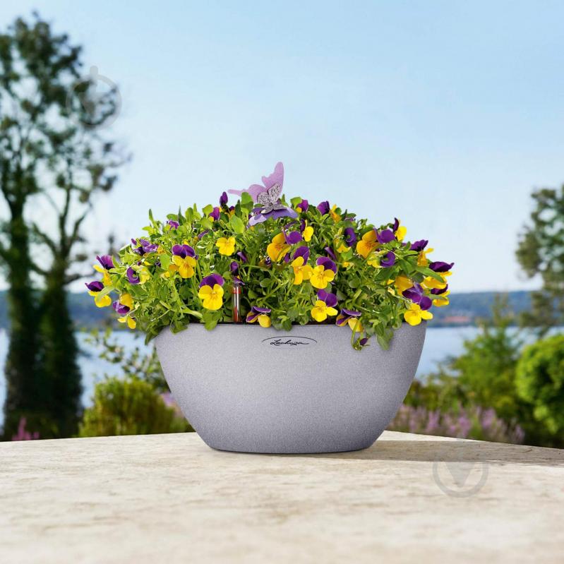 Вазон декоративний Lechuza Cubeto Color 40 круглий 11,5 л графітово-чорний (13842) - фото 8