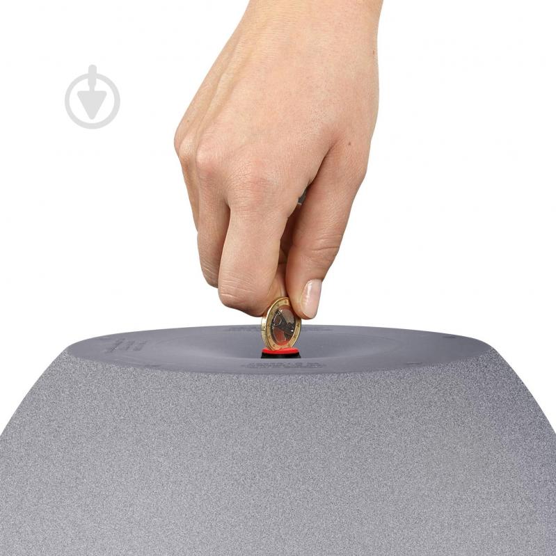 Вазон декоративний Lechuza Cubeto Color 40 круглий 11,5 л графітово-чорний (13842) - фото 9