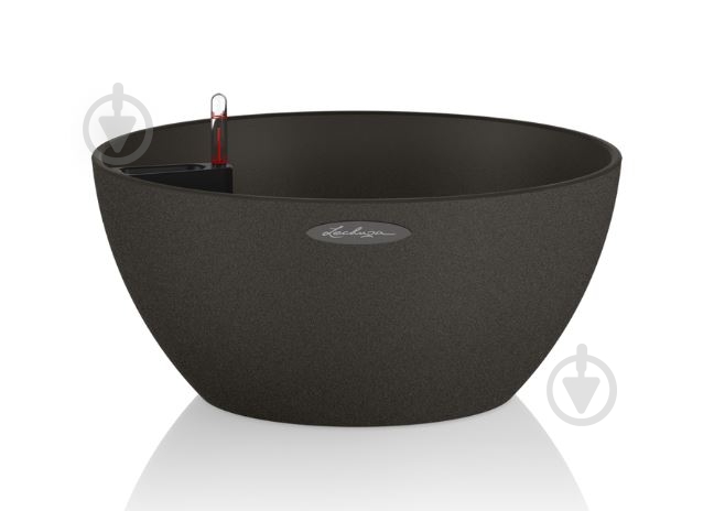 Вазон декоративний Lechuza Cubeto Color 40 круглий 11,5 л графітово-чорний (13842) - фото 1