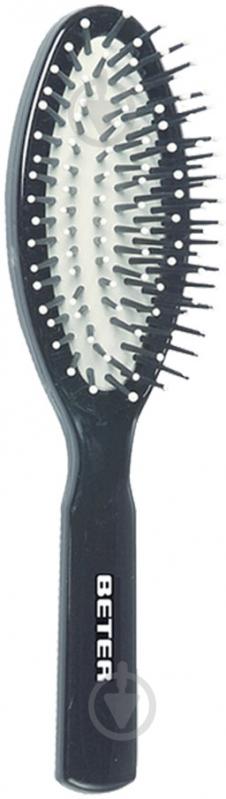 Щетка для волос Beter Pneumatic brush with nylon ball-tip bristles 03029 черный - фото 1