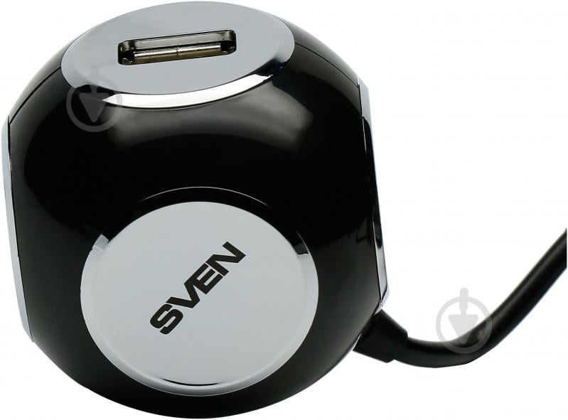USB-хаб Sven HB-444 black - фото 2
