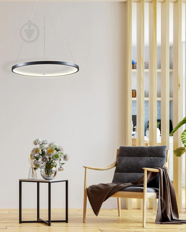 Люстра підвісна Goldlux Lea 20 Вт LED-модуль чорний 329158 - фото 5