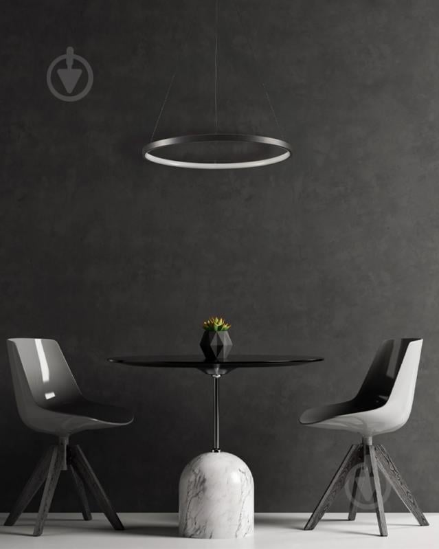 Люстра підвісна Goldlux Lea 20 Вт LED-модуль чорний 329158 - фото 8