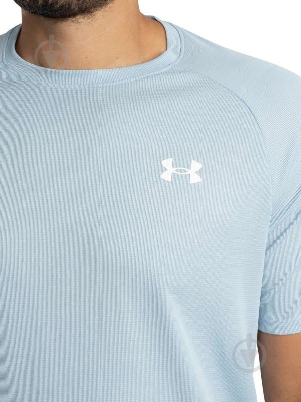 Футболка Under Armour Tech Textured SS 1382796-454 р.S синий - фото 5 Футболка Under Armour Tech Textured SS 1382796-454 р.S синий - фото 5